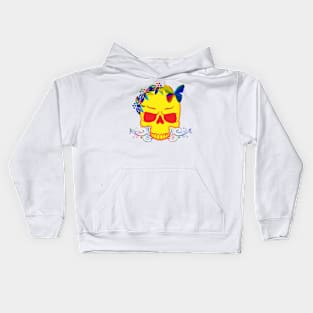 Colorful Skull Kids Hoodie